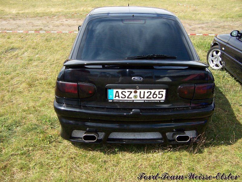 Ford Treffen in Lucka 2004 Ford Escort MK7 duplex Auspuffanlage