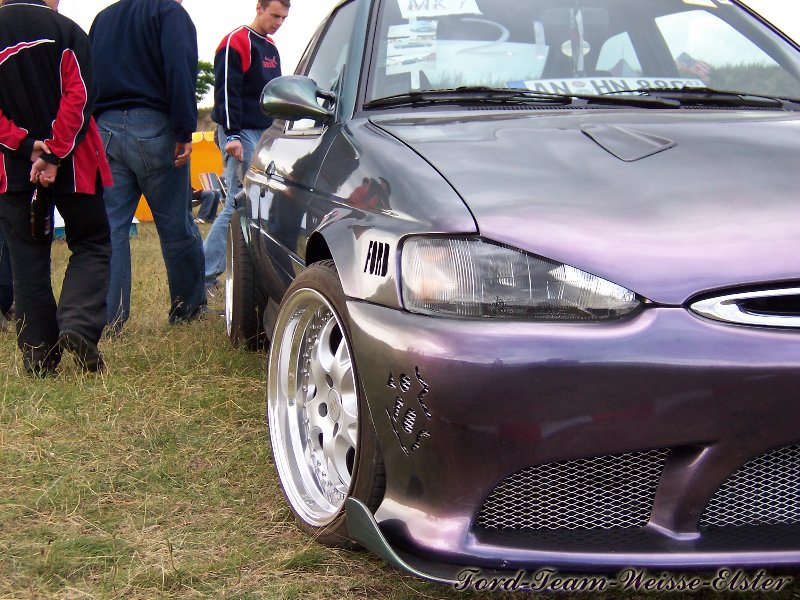 Ford Treffen in Lucka 2004 Ford Escort MK7 Effektlack böser Blick