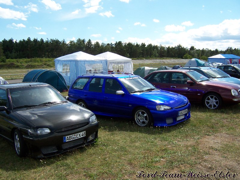 Ford Treffen in Lucka 2004 Ford Escort MK7 Kombi blau