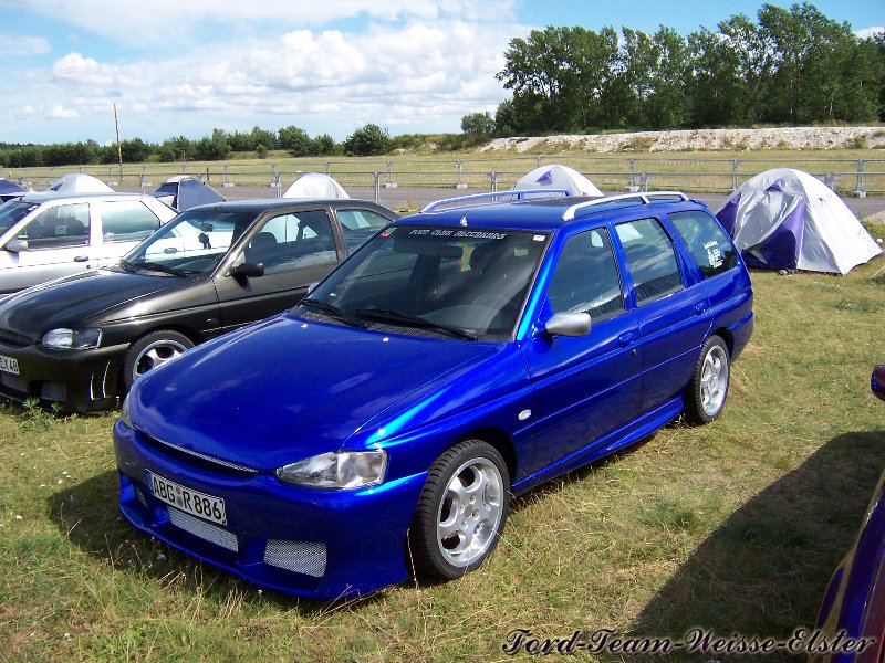 Ford Treffen in Lucka 2004 Ford Escort MK7 Kombi boeser Blick