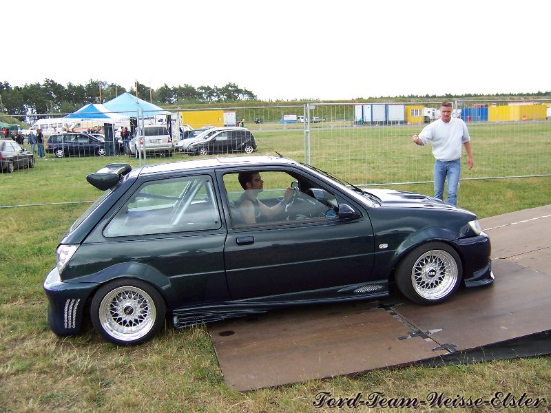 Ford Treffen in Lucka 2004 Ford Fiesta MK3 Tuning Tiefergelegt