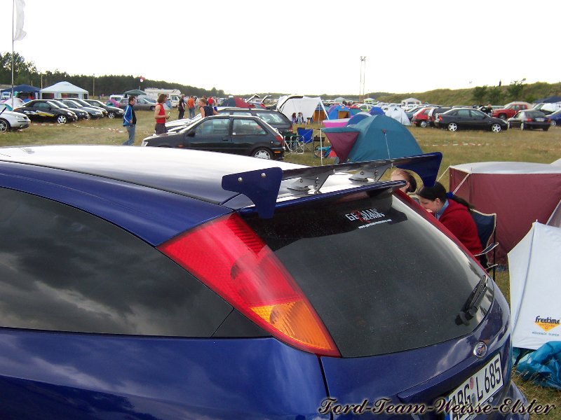 Ford Treffen in Lucka 2004 Ford Focus MK1 Alu Heckspoiler